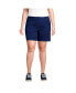 Фото #1 товара Plus Size Pull On 7" Chino Shorts