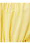 Фото #6 товара Платье женское Koton Короткое с поясом и объемным рукавом