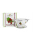 Фото #1 товара Strawberry Enamelware 2-Piece Giftboxed Colander