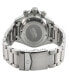 ფოტო #3 პროდუქტის Men's Wall Street Chrono Silver-Tone Stainless Steel Watch 43mm