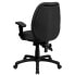 Фото #2 товара High Back Gray Fabric Multifunction Ergonomic Executive Swivel Chair With Adjustable Arms