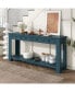 Фото #4 товара Console Table/Sofa Table With Storage Drawers And Bottom Shelf For Entryway Hallway