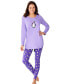 Plus Size 2-Piece Pj Legging Set