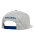 ფოტო #2 პროდუქტის Men's Heather Gray Houston Rockets Hardwood Classics 2.0 Snapback Hat