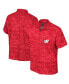 ფოტო #1 პროდუქტის Men's Red Wisconsin Badgers Ozark Button-Up Shirt