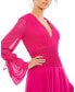 ფოტო #2 პროდუქტის Women's Ieena Pleated Bell Sleeve Chiffon Mini Dress