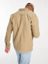 Фото #5 товара Only & Sons linen mix overshirt in beige