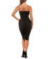 Mesh Ruched Tube Dress