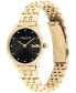 ფოტო #2 პროდუქტის Women's Elliot Gold-Tone Stainless Steel Bracelet Watch 28mm