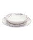 Фото #2 товара Gold Banded 16 Piece Dinnerware Set, Service for 4