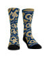 Фото #1 товара Men's and Women's Socks GA Tech Yellow Jackets Allover Logo and Paint Crew Socks