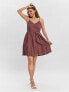 Фото #3 товара Повседневное платье Vero Moda VMHONEY Regular Fit 10220925 Розово-коричневое
