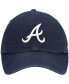 Фото #3 товара Boys Navy Atlanta Braves Team Logo Clean Up Adjustable Hat