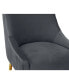 Фото #4 товара Барный стул из переплетенного бархата TOV Furniture Beatrix