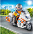 Фото #5 товара Игровой набор Playmobil 70051 City Life Emergency Motorcycle with Flashing Light, Multi-Coloured (Городская Жизнь: Экстренный Мотоцикл с Мигающим Светом).