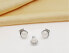 Charming Silver Pearl Jewelry Set SET229W (Earrings, Pendant)