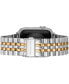 Фото #6 товара Two-Tone Stainless Steel Band for Apple Watch, Compatible with 42mm, 44mm and 45mm