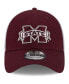 ფოტო #3 პროდუქტის Men's Maroon Mississippi State Bulldogs Evergreen Neo 39THIRTY Flex Hat