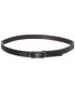 Ferragamo Gancini Reversible & Adjustable Leather Belt Men's Black 105