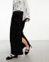 Фото #4 товара Noisy May denim maxi skirt in black