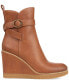 Women's Ina Buckled Wedge Booties