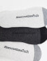 Фото #2 товара Abercrombie & Fitch 3 pack no show socks in grey marls