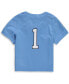 Фото #3 товара Toddler Boys and Girls #1 Carolina Blue North Carolina Tar Heels Team Replica Football Jersey