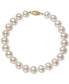 ფოტო #1 პროდუქტის Cultured Freshwater Pearl Bracelet (7-1/2mm) in 14k Gold