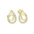 Beautiful yellow gold earrings 239 001 01064