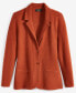 Фото #3 товара Women's 100% Cashmere Blazer, Created for Macy's