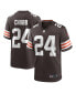 ფოტო #1 პროდუქტის Men's Nick Chubb Brown Cleveland Browns Game Jersey