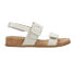 Фото #1 товара VANELi Nelly Wedge Womens White Casual Sandals NELLY-312928