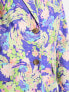 Фото #4 товара ASOS DESIGN floral suit dad blazer in blue