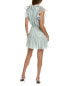Фото #3 товара Ml Monique Lhuillier Textured Chiffon Mini Dress Women's
