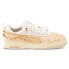Фото #1 товара Puma Slipstream Lo Post Game Runway Lace Up Mens Beige, White Sneakers Casual S