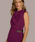 Фото #5 товара Women's Mock-Neck Shift Dress