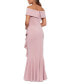 Фото #4 товара Petite Off-The-Shoulder Mermaid Gown