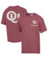 Men's Crimson Distressed Oklahoma Sooners Vintage-Like Logo T-shirt Бордовый, L - фото #1