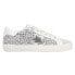 Фото #1 товара Vintage Havana Faith Metallic Lace Up Womens Off White Sneakers Casual Shoes FA