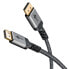 Goobay DisplayPort -auf-HDMI -Kabel 5 m Sharkskin Grey - -Stecker>