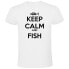 ფოტო #1 პროდუქტის KRUSKIS Keep Calm And Fish short sleeve T-shirt