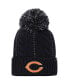 Фото #2 товара Women's '47 Navy Chicago Bears Bauble Cuffed Knit Hat with Pom