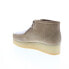 Фото #11 товара Clarks Wallabee Wedge 26163281 Womens Brown Suede Lace Up Chukkas Boots