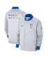 Men's White, Royal Brooklyn Nets 2022/23 City Edition Showtime Thermaflex Full-Zip Jacket