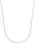 Beaded Link Chain Necklace (3/4mm) in 14k White Gold