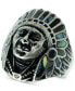 ფოტო #1 პროდუქტის Men's Abalone Chief Ring in Stainless Steel