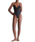 Фото #4 товара Комплект Эротического белья Calvin Klein женское с кружевным трусиком Sculpt Lace Thong Bodysuit QF7551