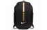Фото #1 товара Nike 耐克 品牌Logo 涤纶 书包背包双肩包 男女同款情侣款 黑色 / Рюкзак Nike Logo BA6428-010