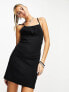 Фото #1 товара Noisy May bow cami mini dress in black