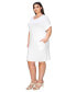 ფოტო #3 პროდუქტის Plus Size Mia Everyday T-Shirt Dress